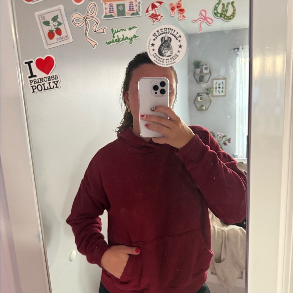 Target Burgundy Hoodie